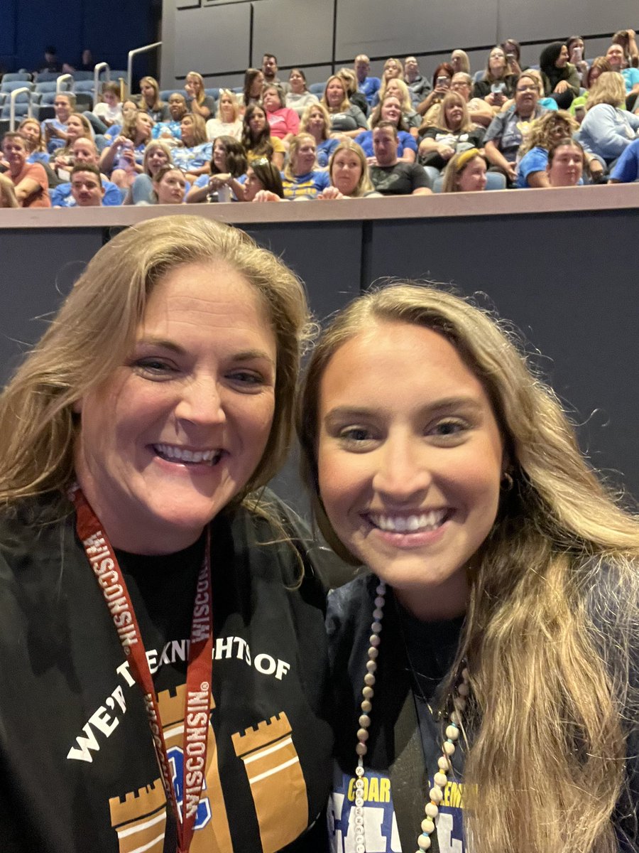 I got to know her as a student in my classroom. I have watched her work her way through becoming a teacher…and now we are embarking on this journey in the same district, together. There is no greater honor than seeing a former student teach right along side you. ♥️♥️