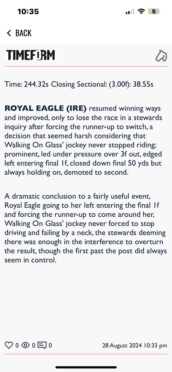 Even Timeform questions yesterday’s farcical steward’s enquiry <a href="/BellewstownRace/">Bellewstown Races</a> <a href="/paulcarberry/">Paul Carberry</a> <a href="/Franmberry/">Fran Berry</a> <a href="/mono76/">mono76</a> <a href="/gelliott_racing/">Gordon Elliott</a> <a href="/JoeSeward1/">Joe Seward</a>