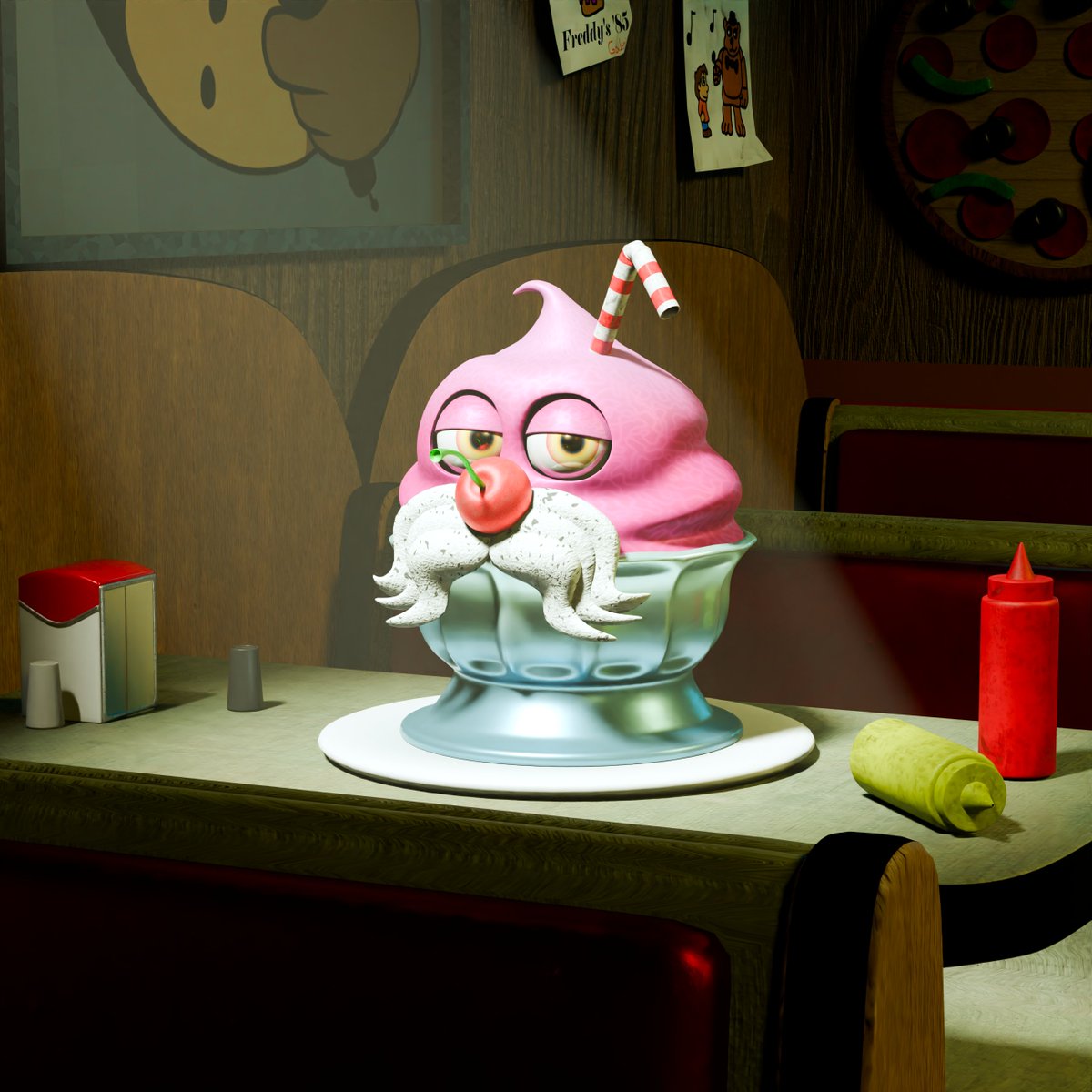 BitWizard727's tweet image. Meet Mr. Shake Sr. 

He's got a cool Cookies N' Cream moustache.