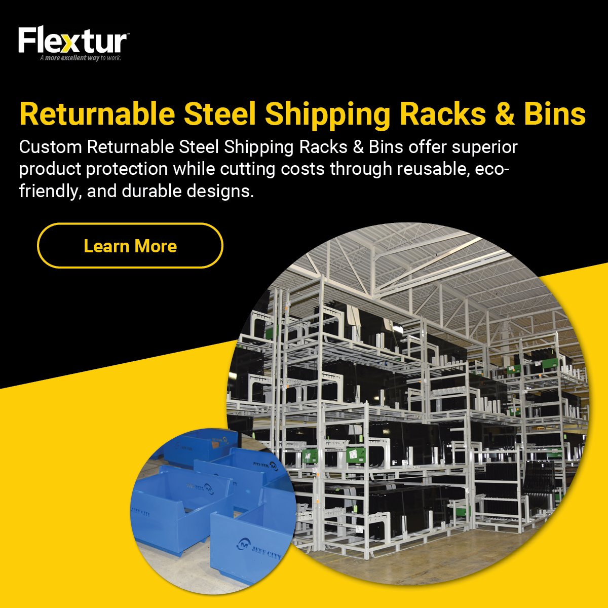 contractmfg.com/returnable-ste… #SupplyChain #Logistics #Sustainability #Manufacturing #IndustrialSolutions #SteelRacks