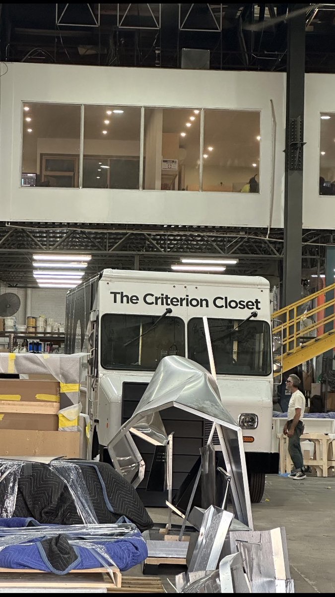 VHSDVDBLURAY4K's tweet image. You mean to tell me this whole time The criterion closet was really just a van ?