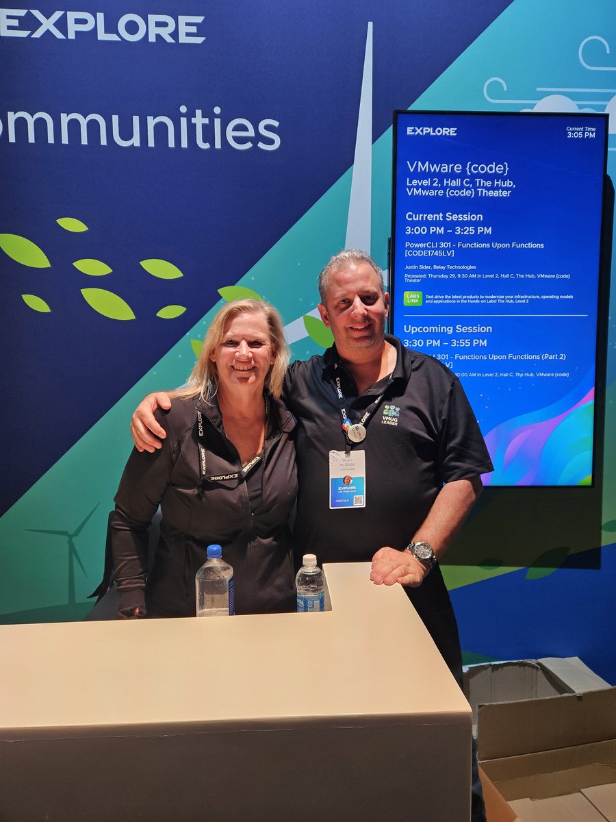 Come and see the wonderful <a href="/vmugteam/">jean williams</a> at the community desk #VMwareExplore #vCommunity #MyVMUG