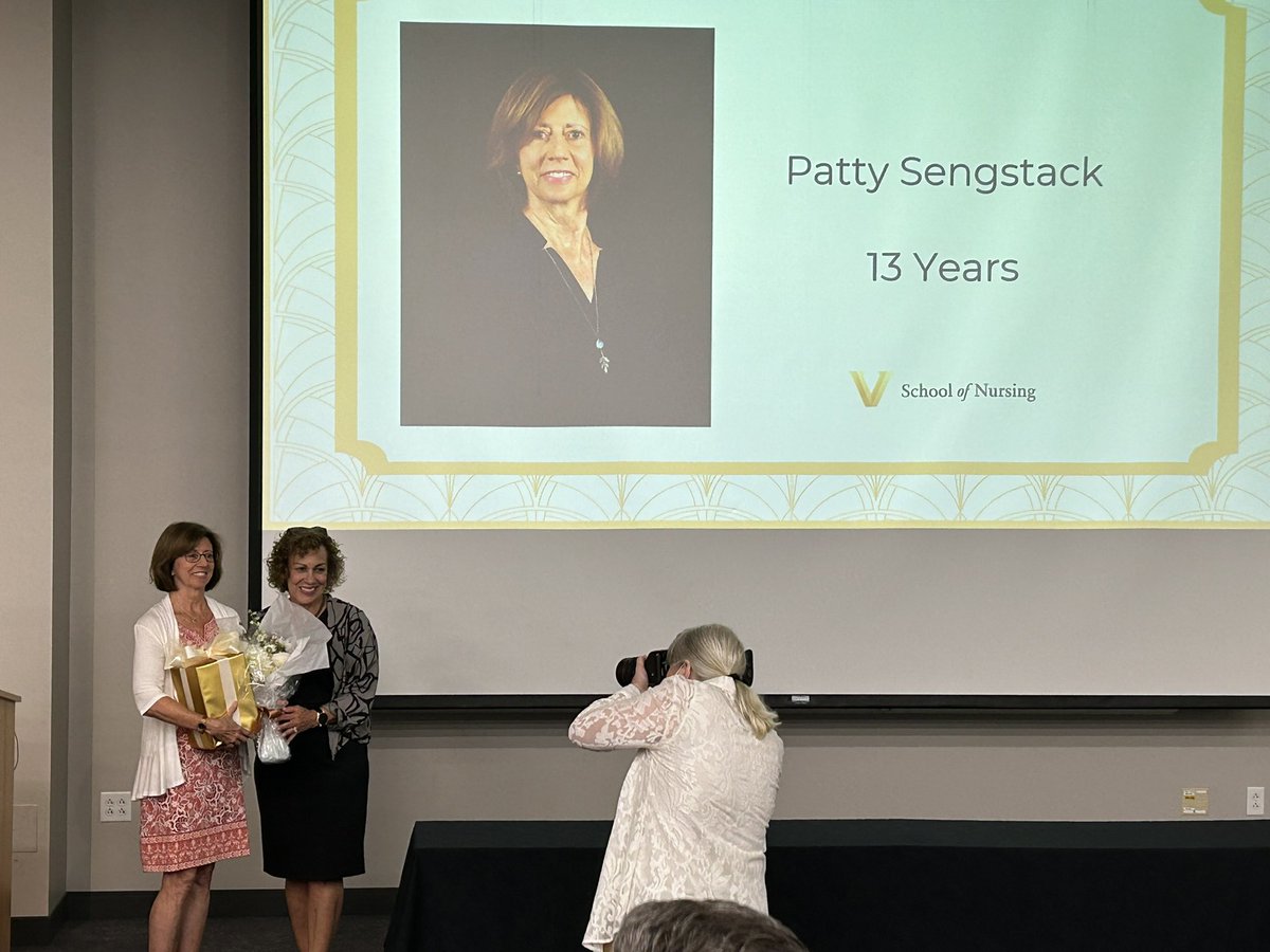 Alvin Jeffery (@nurse_alvin) on Twitter photo Excited (& a little saddened) to celebrate the retirement of <a href="/VanderbiltNurse/">Vanderbilt School of Nursing</a> & @vumcdbmi Professor <a href="/psengstack/">Patty Sengstack</a> after 13 years of service to <a href="/VanderbiltU/">Vanderbilt University</a> & <a href="/vusninformatics/">Vanderbilt University Nursing Informatics🌐</a> - CONGRATULATIONS! Excited (& a little saddened) to celebrate the retirement of <a href="/VanderbiltNurse/">Vanderbilt School of Nursing</a> & @vumcdbmi Professor <a href="/psengstack/">Patty Sengstack</a> after 13 years of service to <a href="/VanderbiltU/">Vanderbilt University</a> & <a href="/vusninformatics/">Vanderbilt University Nursing Informatics🌐</a> - CONGRATULATIONS!