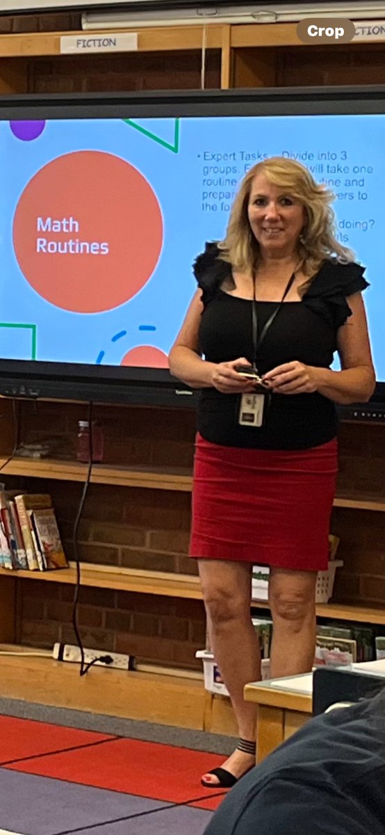 Presenting  our new Math program to our teachers yesterday! I love this job! Thank you Kristen from Reveal Math! It was fun to work with you!