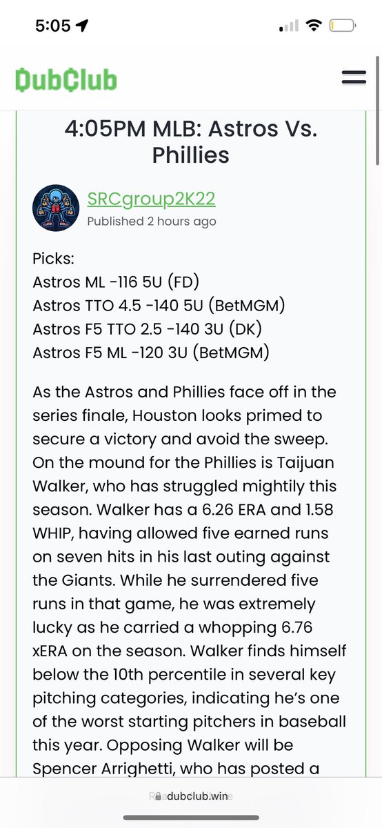 SRCGROUP2K's tweet photo. ⚾️Astros ML✅
⚾️Astros F5 ML✅
⚾️Astros TTO 4.5✅
⚾️Astros F5 TTO✅

VIP perfect 4-0 start to the day https://t.co/NP6AFM3xIK