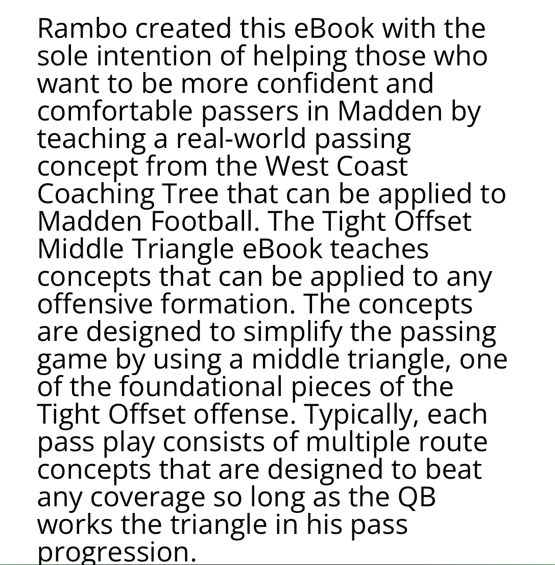 🚨 The West Coast Middle Triangle Offense is back again for M25 on <a href="/MaddenTurf/">MaddenTurf</a> , focusing solely on Gun Tight Offset with implementation of the Middle Triangle. These concepts will help prepare you for life after the route stem-glitch by increasing your awareness and football IQ.