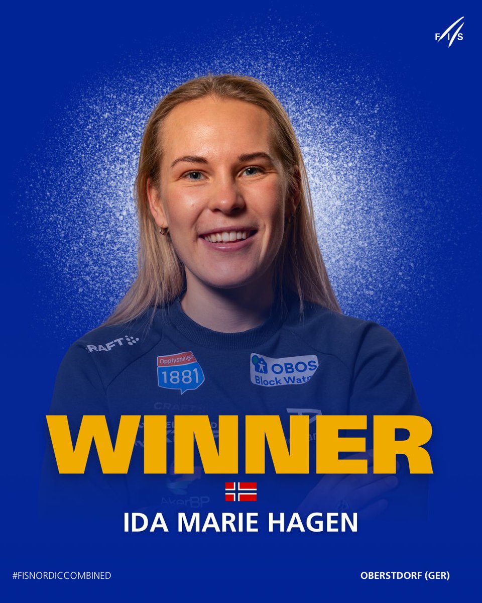 fisnoco's tweet photo. A day to remember🤩
Ida M. Hagen wins the first FIS Large Hill Event for the NoCo Women, 10 years after competing at the first Girls Youth Cup here in Oberstdorf🙌
1) Ida Marie Hagen🇳🇴
2) Nathalie Armbruster🇩🇪
3) Jenny Nowak🇩🇪
#fisnoco #nocoloco #oberstdorf24 #fissummergp24 https://t.co/NCOIMPqZlZ