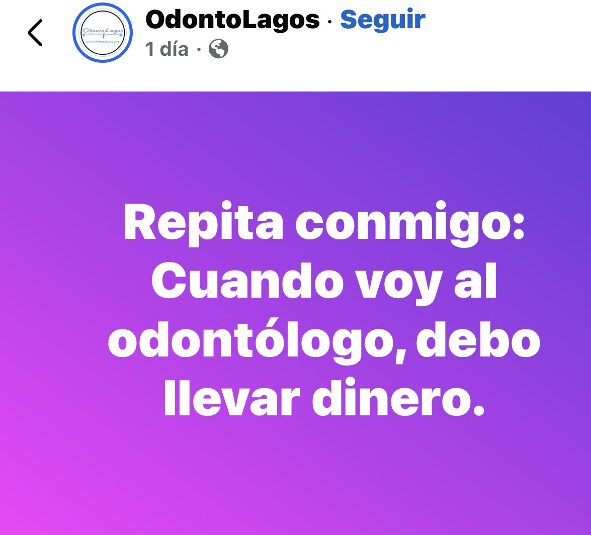 Nunca voy a entender como la gente va a consulta sin dinero 😒