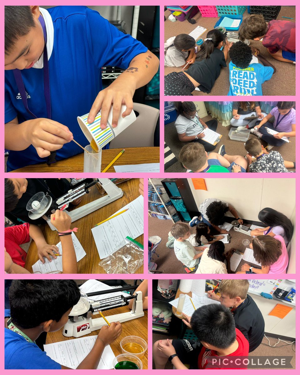 Today we explored mass, volume, and relative density! Learning science is so fun! 🧪 <a href="/MJEFifthGrade/">MJE Fifth Grade</a> <a href="/MJEjags/">Jenks Elementary</a>