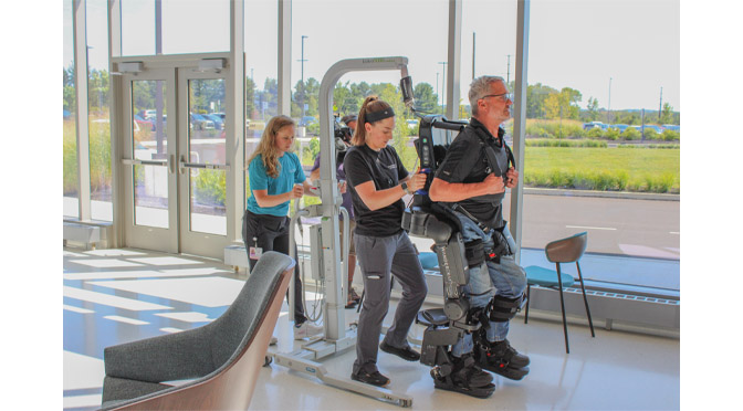 #RCSdailynews Good Shepherd #Rehabilitation is now trialing an advanced robotic #exoskeleton technology that went viral at the Paris Olympics. This device helps people with spinal cord injuries or stroke to walk, enhancing #mobility under clinical supervision. #Inclusion
