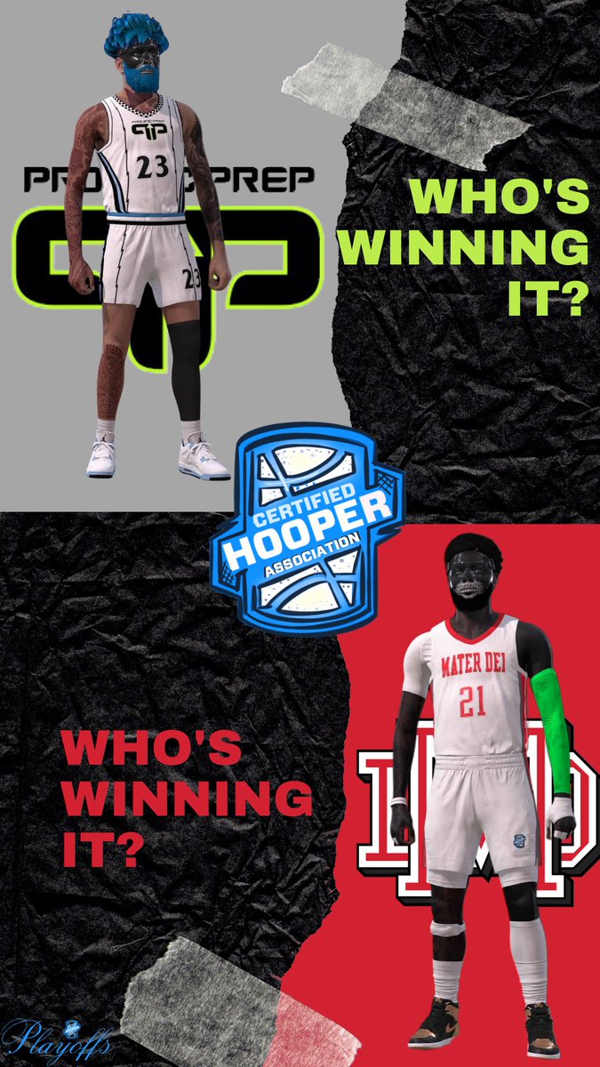 Certified Hoopers Association (@cha2kleague) on Twitter photo CHA Semi Finals Tonight
Prolific Prep
<a href="/DevingodYT/">Devingod๐๐ฅ</a>
<a href="/4eva_lawless/">ii4EvaLaw</a>
<a href="/glizuh/">Glizski ๐ง๐ฝ</a>
<a href="/Bigliim/">liim</a>
@ImBlitzinn
<a href="/lIVYPR0F3N/">IVY</a>
<a href="/AyePNuT_/">Swaggy P</a>
<a href="/JDeadzone/">Deadzone</a>
VS
Mater Dei
<a href="/uppion/">Uppion โน๐พโโ๏ธ</a>
@lmfadedx
<a href="/XParkersRevenge/">ParkersRevenge</a>
<a href="/JusRookie/">๐ฟ</a>
<a href="/COO_BE_boardinn/">Matthew Williams</a>
<a href="/Pluckingtonn/">Plucknoss</a>
<a href="/iPaperRoute/">PaperRouteSECURED</a>
<a href="/llDaChefll/">mula</a>
<a href="/SUPPLY/">S.</a> CHA Semi Finals Tonight
Prolific Prep
<a href="/DevingodYT/">Devingod๐๐ฅ</a>
<a href="/4eva_lawless/">ii4EvaLaw</a>
<a href="/glizuh/">Glizski ๐ง๐ฝ</a>
<a href="/Bigliim/">liim</a>
@ImBlitzinn
<a href="/lIVYPR0F3N/">IVY</a>
<a href="/AyePNuT_/">Swaggy P</a>
<a href="/JDeadzone/">Deadzone</a>
VS
Mater Dei
<a href="/uppion/">Uppion โน๐พโโ๏ธ</a>
@lmfadedx
<a href="/XParkersRevenge/">ParkersRevenge</a>
<a href="/JusRookie/">๐ฟ</a>
<a href="/COO_BE_boardinn/">Matthew Williams</a>
<a href="/Pluckingtonn/">Plucknoss</a>
<a href="/iPaperRoute/">PaperRouteSECURED</a>
<a href="/llDaChefll/">mula</a>
<a href="/SUPPLY/">S.</a>