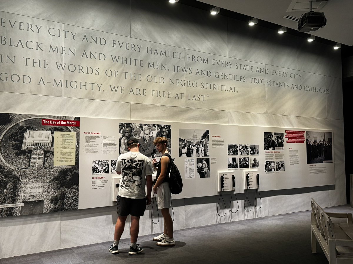 HyackFootball's tweet photo. Delving deep into the Civil Rights History of the South. 

Thank you to the National Center for Civil and Human Rights for providing a unique educational experience for our student-athletes! #sd40learns 

@NWSSAthletics @newwestschools @RCHFC https://t.co/RAMeXtzAT5