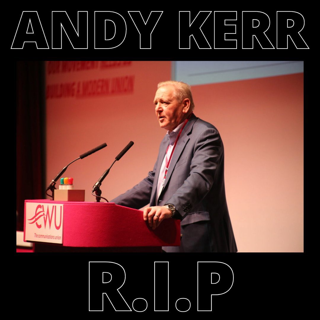 It is with deep sorrow that the branch has received news that Andy Kerr our former Deputy General Secretary Telecom and Financial Services has passed on.
The Great Western Branch offers its condolences to Andy’s family and is thankful for all that he did for our membership.