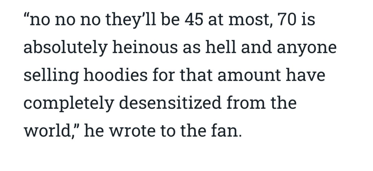 fiveteenbfd's tweet photo. @zachlanebryan That's great, now can you explain why the Tweets quoted in this article were a big fat lie? Couldn't even get a t-shirt for $45 in Philly. I suppose you've become the desensitized one? https://t.co/xB5pXg5lnm