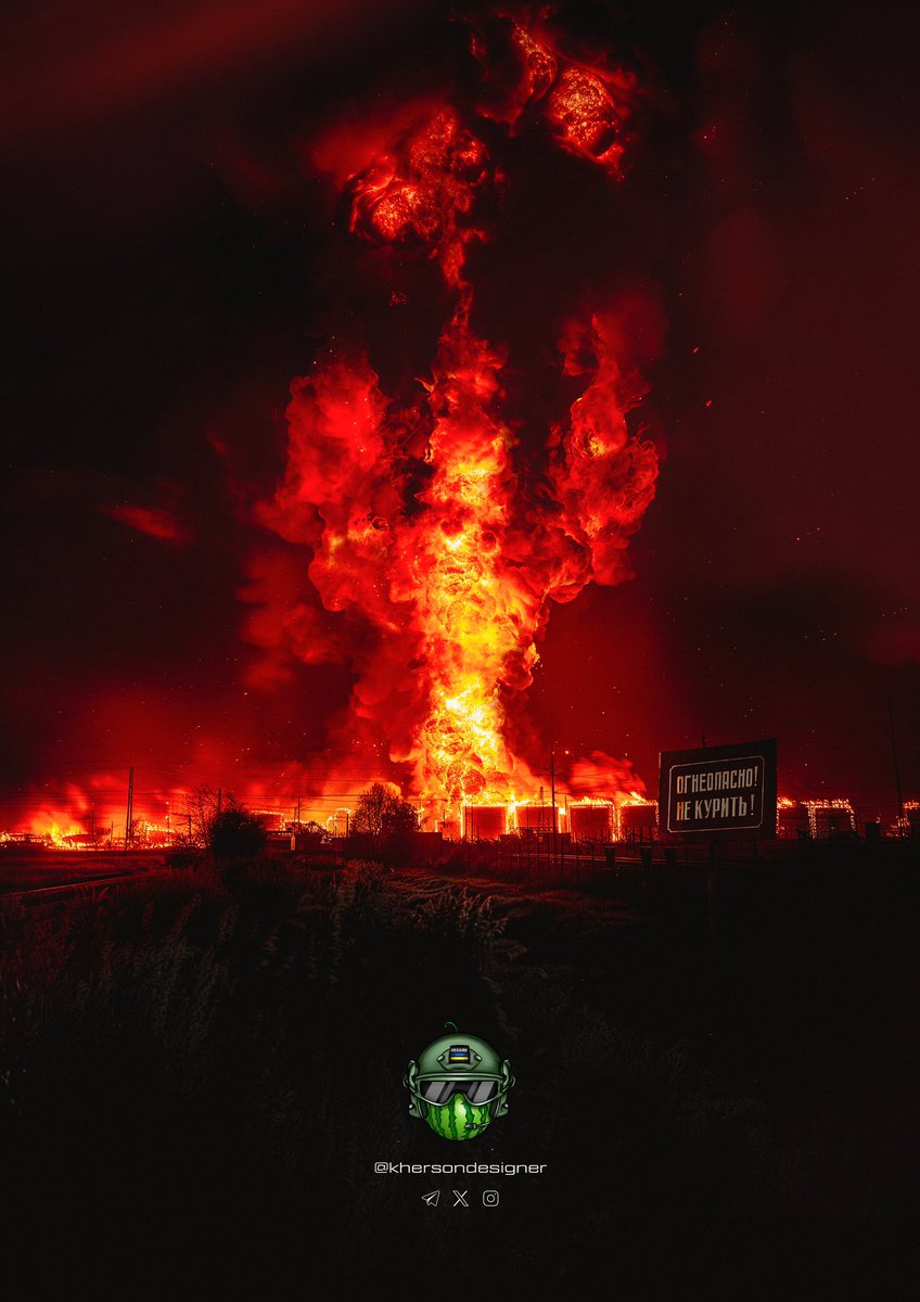 khersondesigner's tweet photo. Rostov! Stay awake!🔥🚒🕯️

@khersondesigner 

#Rostov #Firerussia #russia #RussiaisATerroistState #refinery #fire #art #ukraine #design #poster #war #russiawar #UkraineWar https://t.co/ZyAu7iucXF
