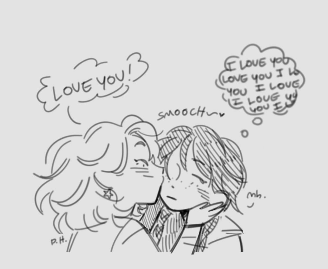 Enid is overly affectionate. Wednesday doesn’t mind if it’s her. #wenclair #wednesdayaddams #enidsinclair #wlw #art #fanart