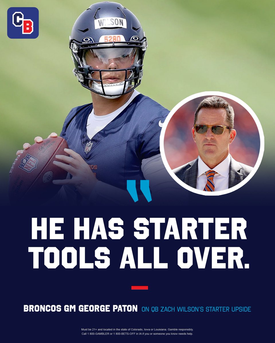 Broncos GM George Paton has strong feelings about his 3rd-string QB 😅