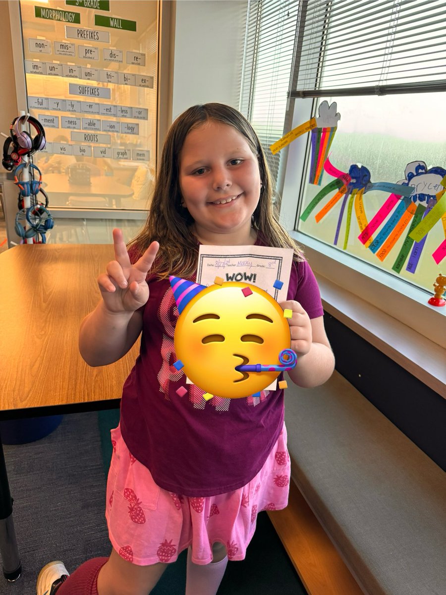 So proud of these girls earning their first WOW form of the school year :) <a href="/BryantElem/">Bryant Elementary</a>  #bengalpride #teamBES