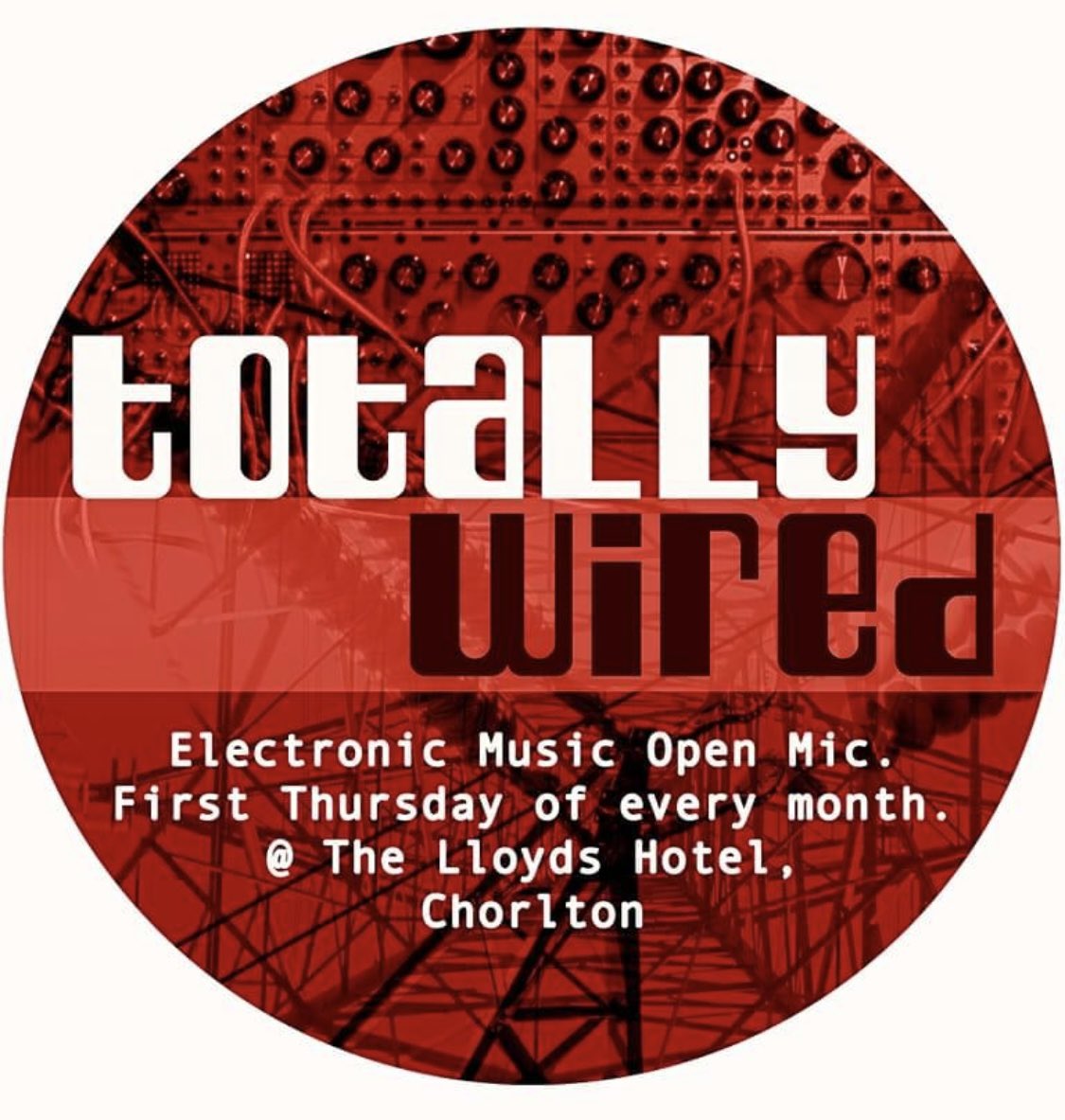 I’m playing Totally Wired EMOM Thursday 5th September at The Lloyds Chorlton. Gonna try out some audience activated music - looking forward to it.