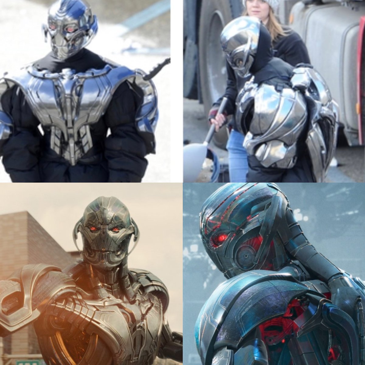 blurayangel's tweet image. Don’t worry about THE THING in Fantastic Four set photos 

He’ll look better post production with VFX enhancements like MCU did with Ultron 

#FantasticFour