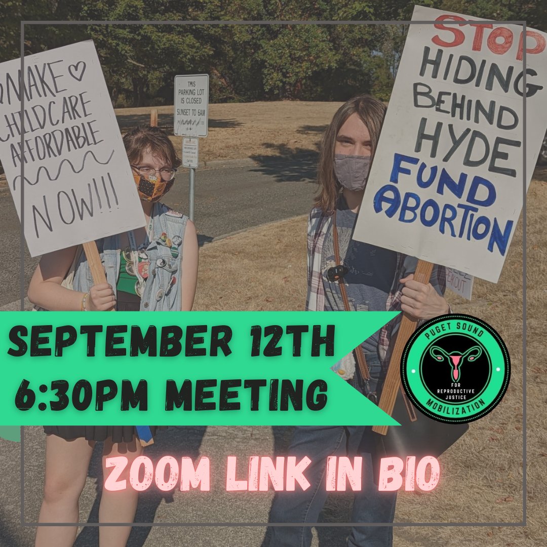 PugetSoundMobe's tweet image. Puget Sound Mobilization online meeting September 12th @ 6:30pm!

FB event for more details: facebook.com/events/1224081…