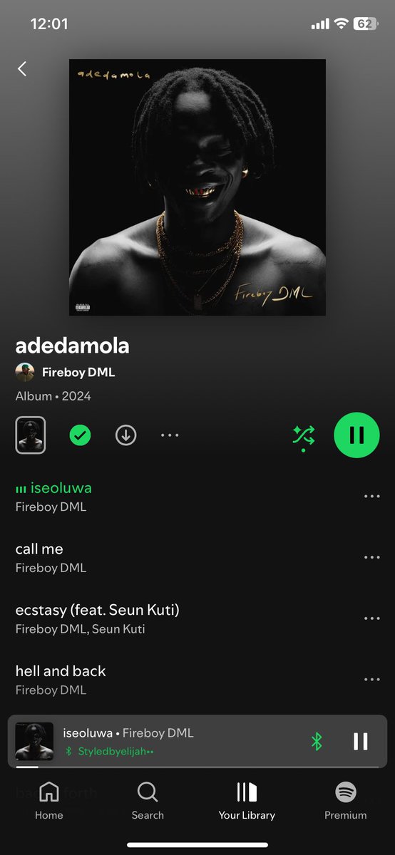 styledbyelijah's tweet image. Congratulations on you 4th studio album @fireboydml #adedamola the album out now listen on banging speakers 🔊 🔊🔊