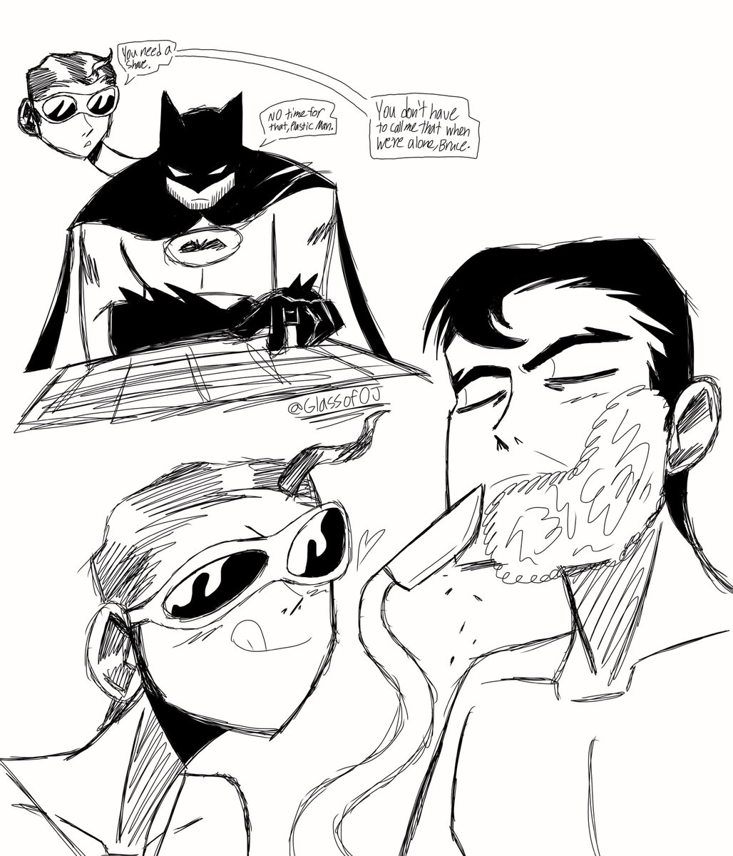 GlassofOJ's tweet photo. Plastic that can cut #plasticman #batman #batplas https://t.co/90v55d1gZz