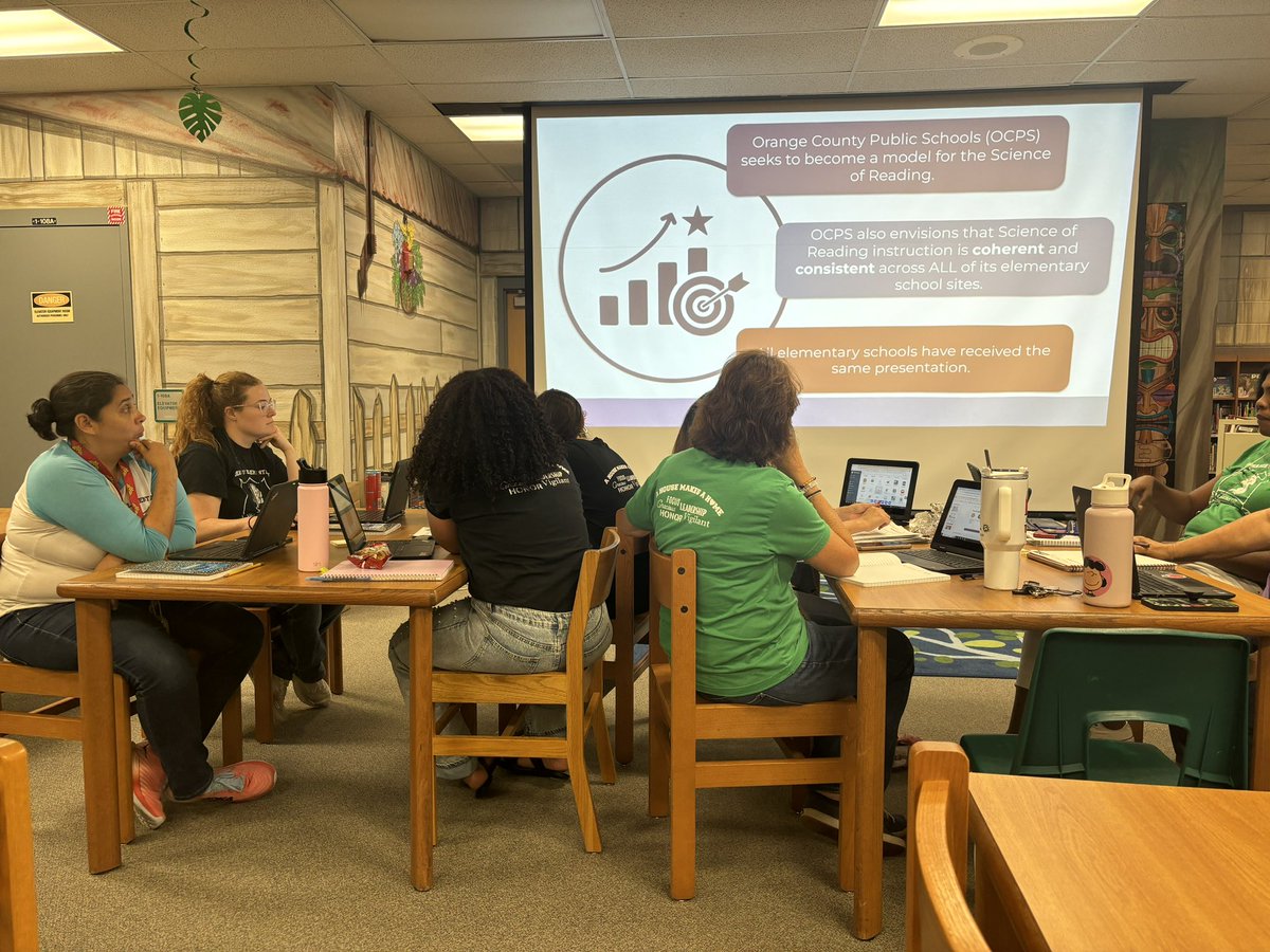Julie Helton (@julie_a_helton) on Twitter photo Endeavor Elementary teachers engaged in discussions about corrective feedback during foundational literacy instruction at today’s #SoR professional learning session. <a href="/CDLocps/">Curriculum and Digital Learning</a> Endeavor Elementary teachers engaged in discussions about corrective feedback during foundational literacy instruction at today’s #SoR professional learning session. <a href="/CDLocps/">Curriculum and Digital Learning</a>