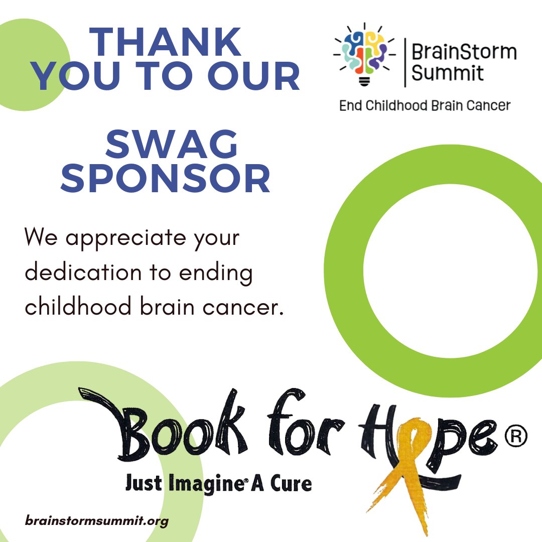 Thank you to our incredible sponsor for their generous support in making the 2024 #BrainstormSummit possible for the third year in a row! Together, we are building awareness, fighting this devastating disease, and offering hope to children &amp; their families. #CancelChildhoodCancer