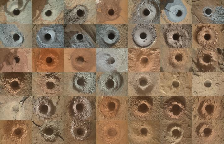 What's that they say about the meaning of life?

Earlier this month, I drilled my 42nd rock sample. My samples are different than <a href="/NASAPersevere/">ARCHIVED - NASA's Perseverance Mars Rover</a>'s... Rather than collecting a core, I powderize rocks, then analyze the sample with onboard instruments.