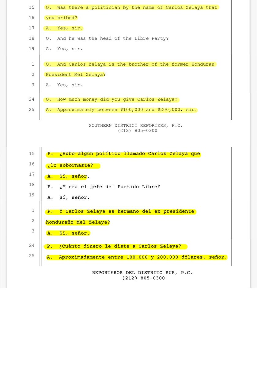 Trasciende que la presidenta Xiomara Castro, estaría vetando el acuerdo de extradición, por 2 pedidos de extradición que entraron el fin de semana pasado, a donde solicitan a uno de sus 2 familiares mencionados en la Corte de New York.
