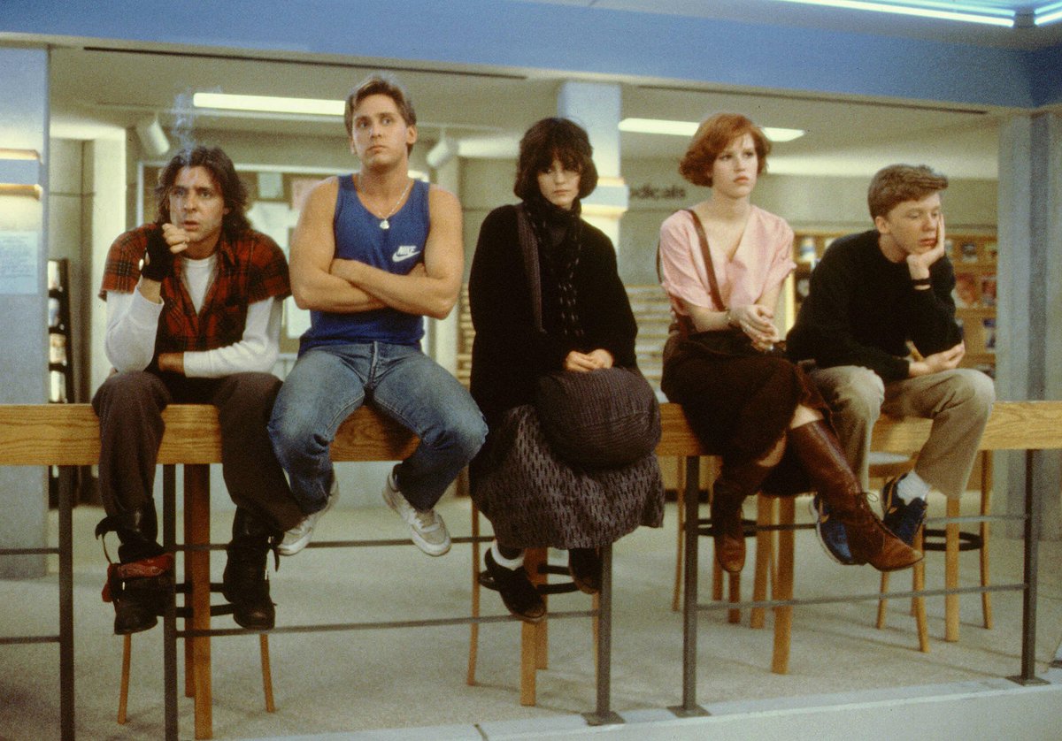 atticafinch's tweet photo. #Bales2024FilmChallenge
29 Aug:Rebel
The Breakfast Club(1985)
All straining against the pigeonholes they are being put in, trying to find their own voices, even if they don't fully understand what that involves. Their bonding, while a little miracle, is involving and satisfying. https://t.co/cWZZHugIf6
