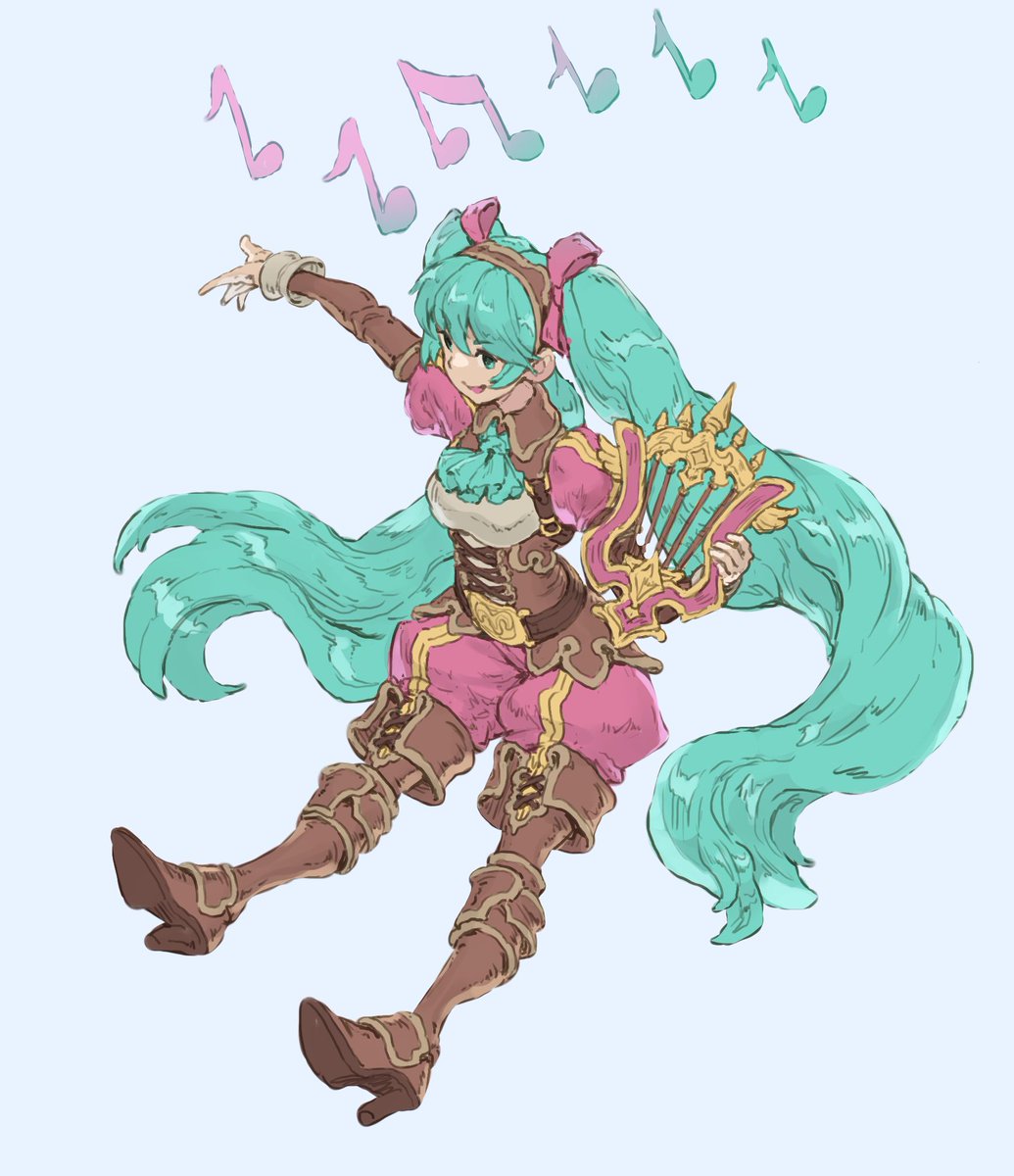 nrcgray's tweet image. Ivalice Miku 🩵🎶