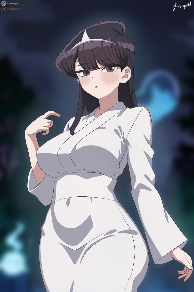 _daisp_'s tweet photo. Komi ghost https://t.co/0cNwyP6nwD