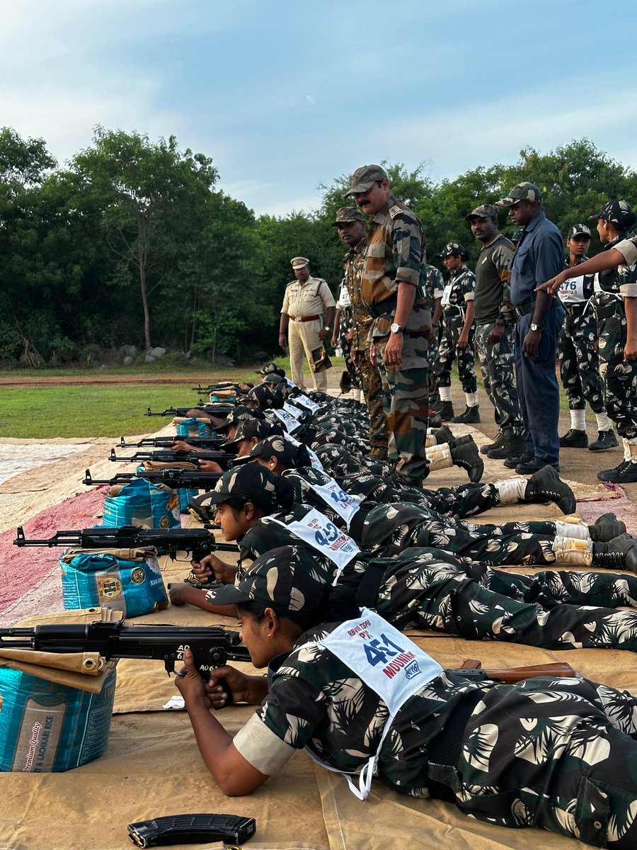 abhilasha_bisht's tweet photo. Telangana Police SCT PC Trainee Cadets are on target! Firing skills training in full swing! Preparing to serve with excellence & make a difference! #TelanganaPolice #TrainingInAction #PolicingWithPride @TelanganaDGP @RBVRR_TGPA @TelanganaCOPs https://t.co/NYXfKgVCAL