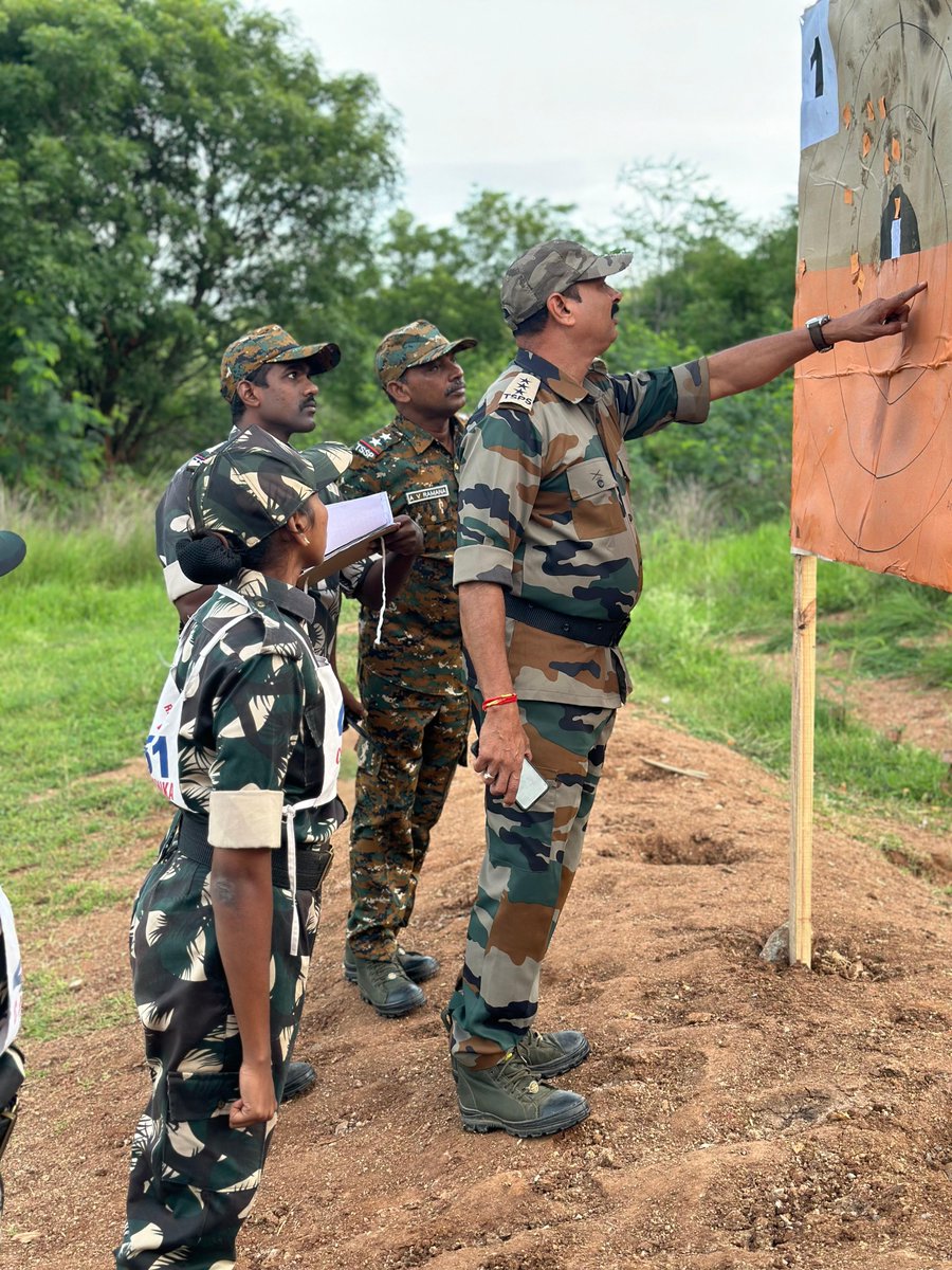abhilasha_bisht's tweet photo. Telangana Police SCT PC Trainee Cadets are on target! Firing skills training in full swing! Preparing to serve with excellence & make a difference! #TelanganaPolice #TrainingInAction #PolicingWithPride @TelanganaDGP @RBVRR_TGPA @TelanganaCOPs https://t.co/NYXfKgVCAL