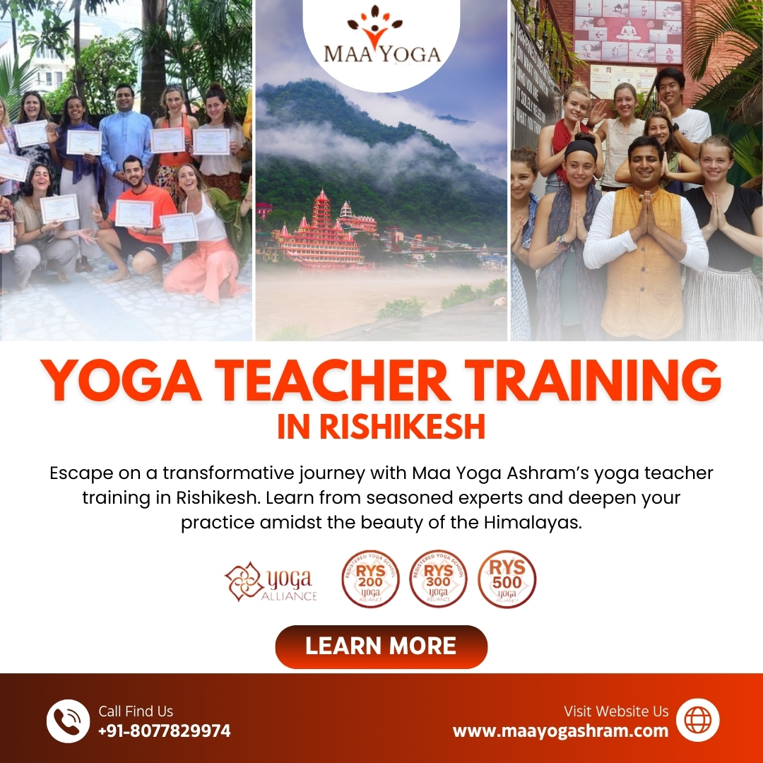 🧘‍♀️Ready to deepen your yoga practice? Join us at Maa Yoga Ashram for our Yoga Teacher Training Course (TTC) in Rishikesh! 🌿
🌐𝗪𝗲𝗯𝘀𝗶𝘁𝗲: maayogashram.com
#YogaTeacherTraining #YogaInRishikesh #MaaYogaAshram #YogaJourney #YogisOfInstagram #RishikeshYoga #YogaTraining
