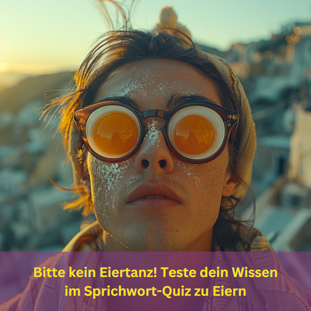 Unser Sprichwort-Quiz dreht sich um die Welt der Eier. Bist du ein Meister des Wortspiels?
bit.ly/4dZx2K2
#quiz #sprichwort #redewendung #quizworld #eier