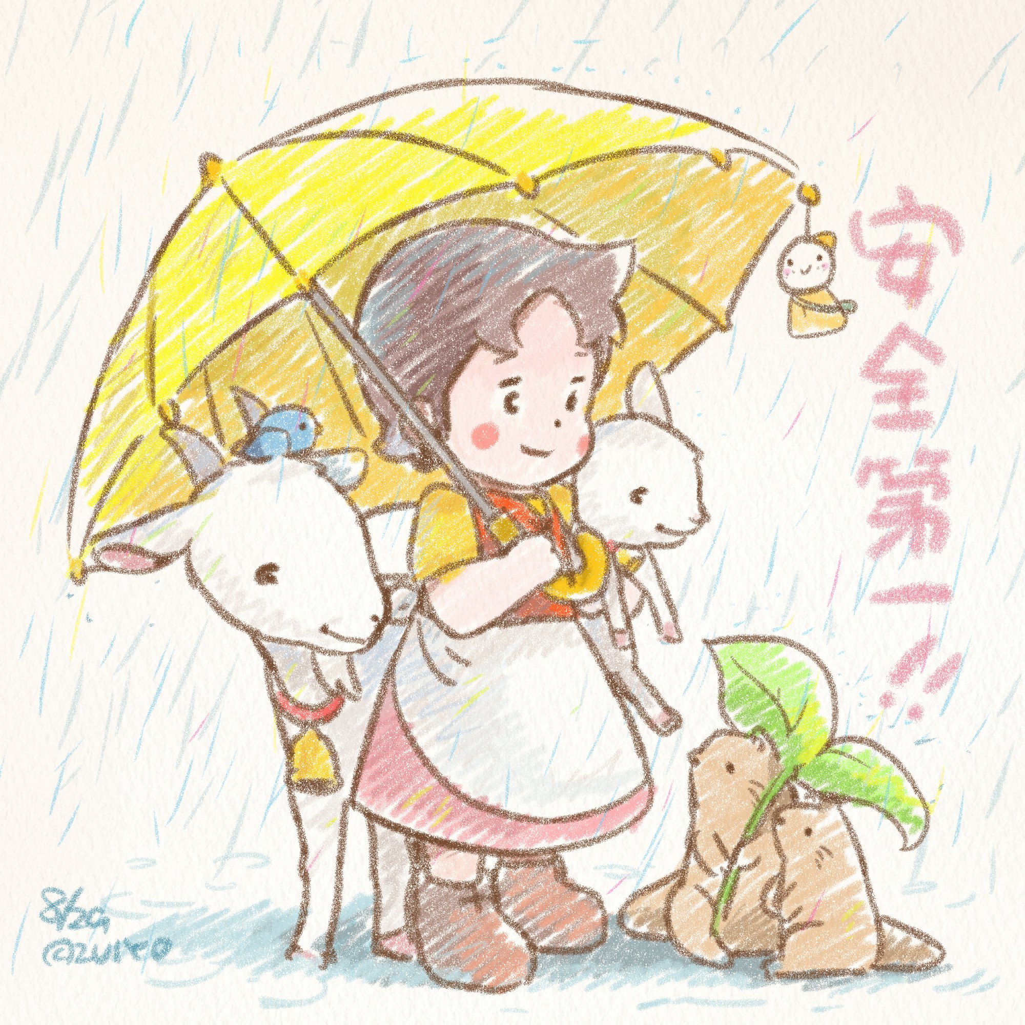 【流通数1点✨】アルプスの少女ハイジ〜積み木遊び（水彩）、根拠4.5.6枚目参照 流通数1点✨】アルプスの少女ハイジ〜積み木遊び（水彩）、根拠4.5.6