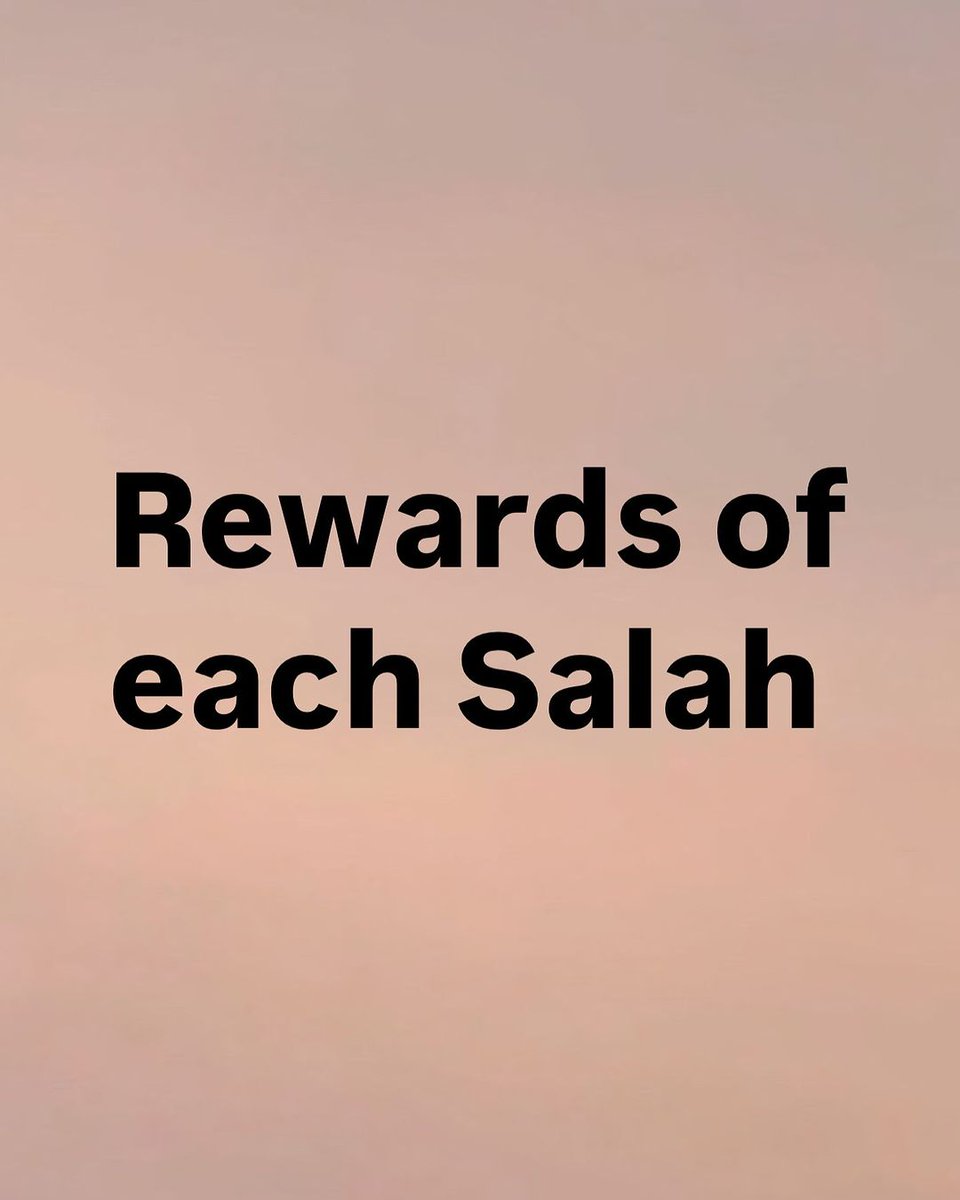 Cool_Ustaz's tweet photo. ●》Rewards of each Salah. (Prayer)

●》Beautiful Reminder ❤️🪡 https://t.co/9xTekLpxlT