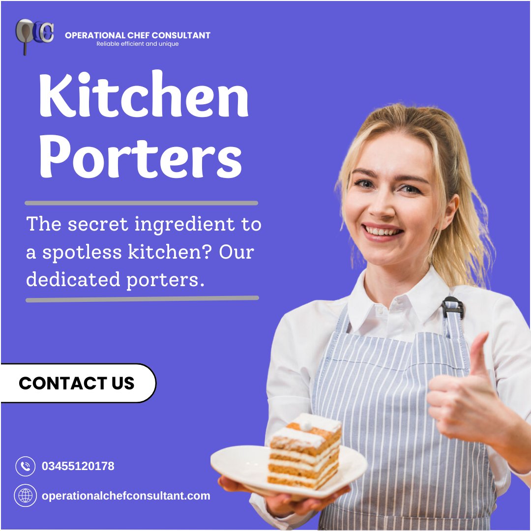 OperationalChef's tweet image. Our kitchen porters are here to keep things spotless and stress-free! 

Contact us:
☎ 03455120178
🌐operationalchefconsultant.com/kitchen-porter…
*
*

#KitchenPorters #KitchenHelpers #RestaurantStaff #operationalchefconsultant #unitedkingdom #kitchenportersjobs