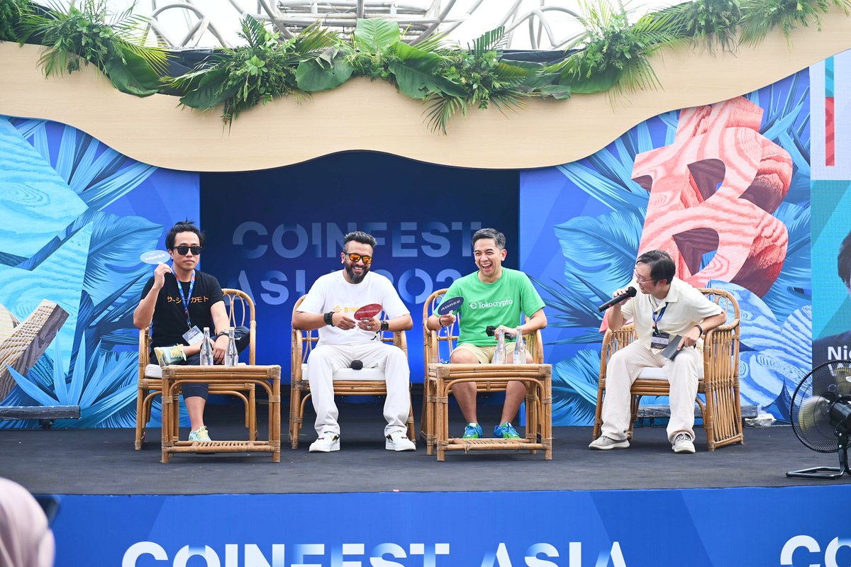 Thought-engaging panel on the Dawn of Web3: Impactful Applications and Future Trends

Paul Li - Hong Kong Fintech Industry Association
Yudhono Rawis (<a href="/yrawis/">yudho</a>) - <a href="/Tokocrypto/">Tokocrypto</a> 
Vishal Sacheendran (@Airchintu) - <a href="/binance/">Binance</a> 
Nicko Widjaja (<a href="/nickowidjaja/">nicko widjaja</a>) - BRI Ventures