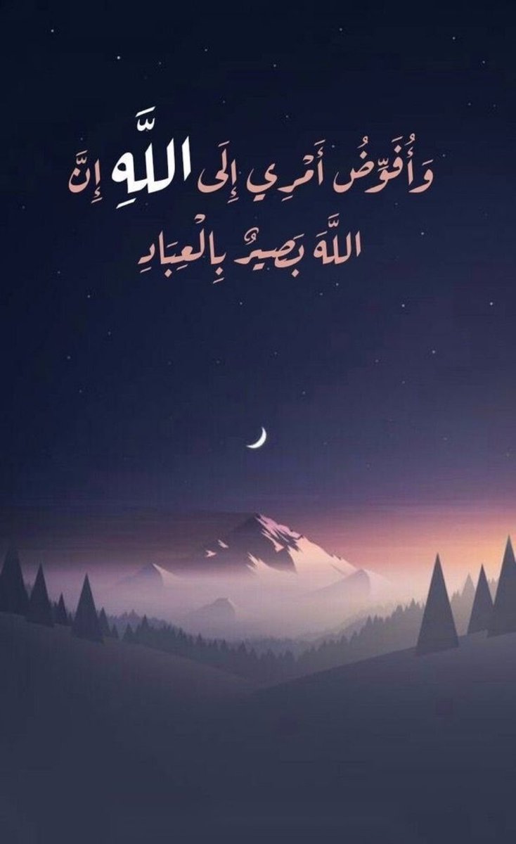 وَأُفَوِّضُ أَمْرِي إِلَى اللَّهِ🤍
