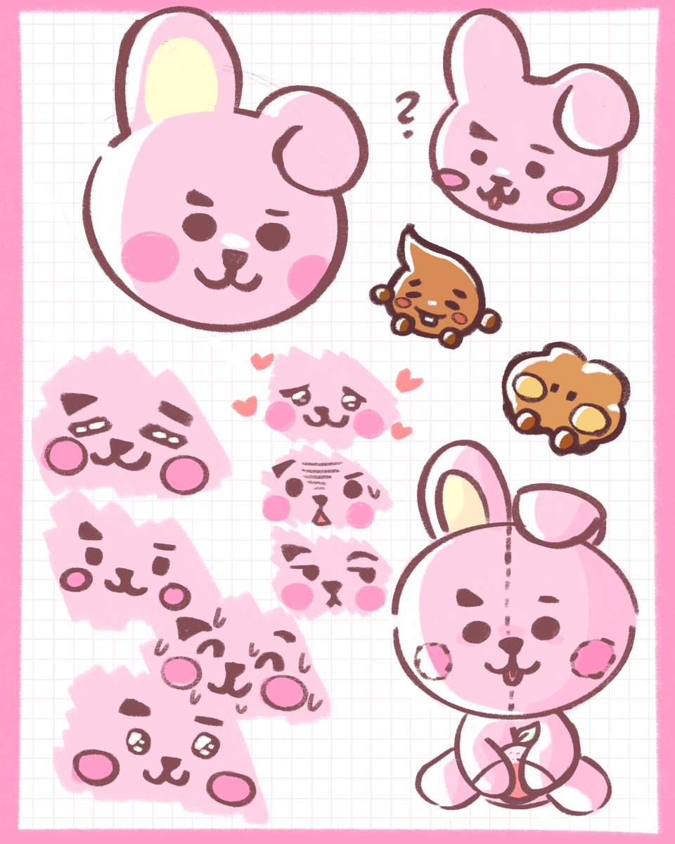 HenshinWave's tweet photo. Cooky doodles 🐰
#BTS #JUNGKOOK #BT21 #cooky https://t.co/HH81rcu8ry