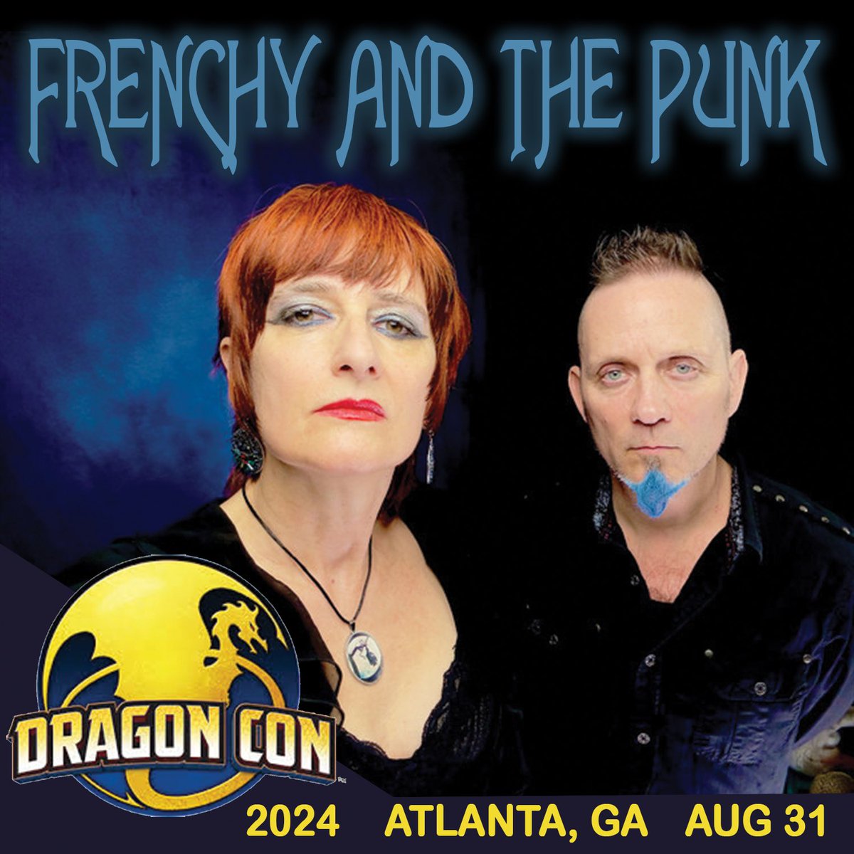 Frenchy and the Punk (@frenchynthepunk) on Twitter photo On our way to Atlanta for <a href="/DragonCon/">💐🌼Dragon Con 🌹🌺</a>! Super excited to be immersed in the energy that is D*C. New tunes, new merch 🖤🦇🐸
Main show Saturday Aug 31 at 10:30pm Marriott Marquis Atrium Ballroom followed by <a href="/visionvideoband/">Vision Video</a> at midnight. It’s gonna be an epic night! On our way to Atlanta for <a href="/DragonCon/">💐🌼Dragon Con 🌹🌺</a>! Super excited to be immersed in the energy that is D*C. New tunes, new merch 🖤🦇🐸
Main show Saturday Aug 31 at 10:30pm Marriott Marquis Atrium Ballroom followed by <a href="/visionvideoband/">Vision Video</a> at midnight. It’s gonna be an epic night!