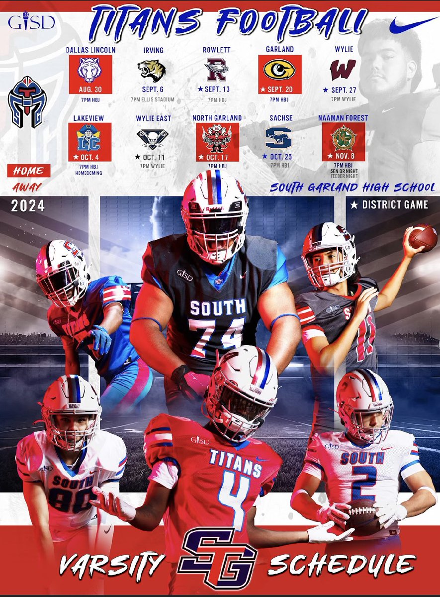 Coach K (@powerinnumbers) on Twitter photo South Garland 2024 Football Schedule
<a href="/hectorplatas77/">Hector Platas</a> <a href="/JakiusGreene/">Jakius Greene-Smith</a> <a href="/santiago_m2_/">Santiago Moreno</a> <a href="/Dtxmichael75/">Michael Johnson</a> <a href="/1kbrandon12/">Brandon Galdames</a> <a href="/hanssel_yk/">Hanssel</a>
#RecruitSG #JoinTheSGFam #SouthSide South Garland 2024 Football Schedule
<a href="/hectorplatas77/">Hector Platas</a> <a href="/JakiusGreene/">Jakius Greene-Smith</a> <a href="/santiago_m2_/">Santiago Moreno</a> <a href="/Dtxmichael75/">Michael Johnson</a> <a href="/1kbrandon12/">Brandon Galdames</a> <a href="/hanssel_yk/">Hanssel</a>
#RecruitSG #JoinTheSGFam #SouthSide