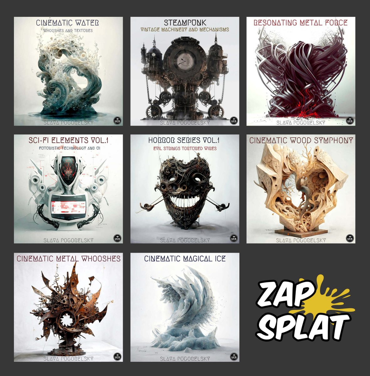 zap_splat's tweet image. Sound designer Slava Pogorelski has kindly added 8 FREE sampler sound packs of his most popular libraries 👉 zapsplat.com/sound-effect-p…
#freesounds #soundeffects #sounddesign #gamedev #indiegamedev #indiegame #gameaudio #gamedev #digitalart #unity3d #indiedev #Filmmaking