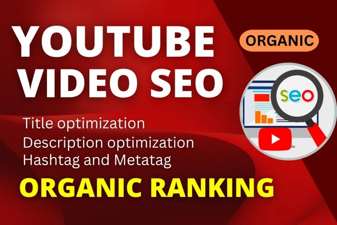 I will do expert youtube promotion and video SEO
Hello Dear,
Welcome To My Best Organic You-Tube Video SEO &amp; Promote Service.
#youtubemarketing#youtubechannelmonitization#youtubekidschannel#youtubevideoseoexpert#youtubers#youtubeseoexpert