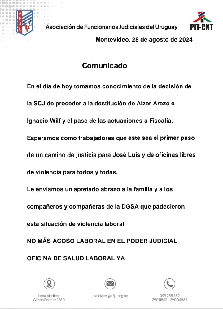 cabezamartini's tweet photo. 🔴 Casos de acoso en el Poder Judicial y también en el sistema penitenciario. Trabajadores y trabajadoras se expresaron. https://t.co/AeyhtzOGh5
