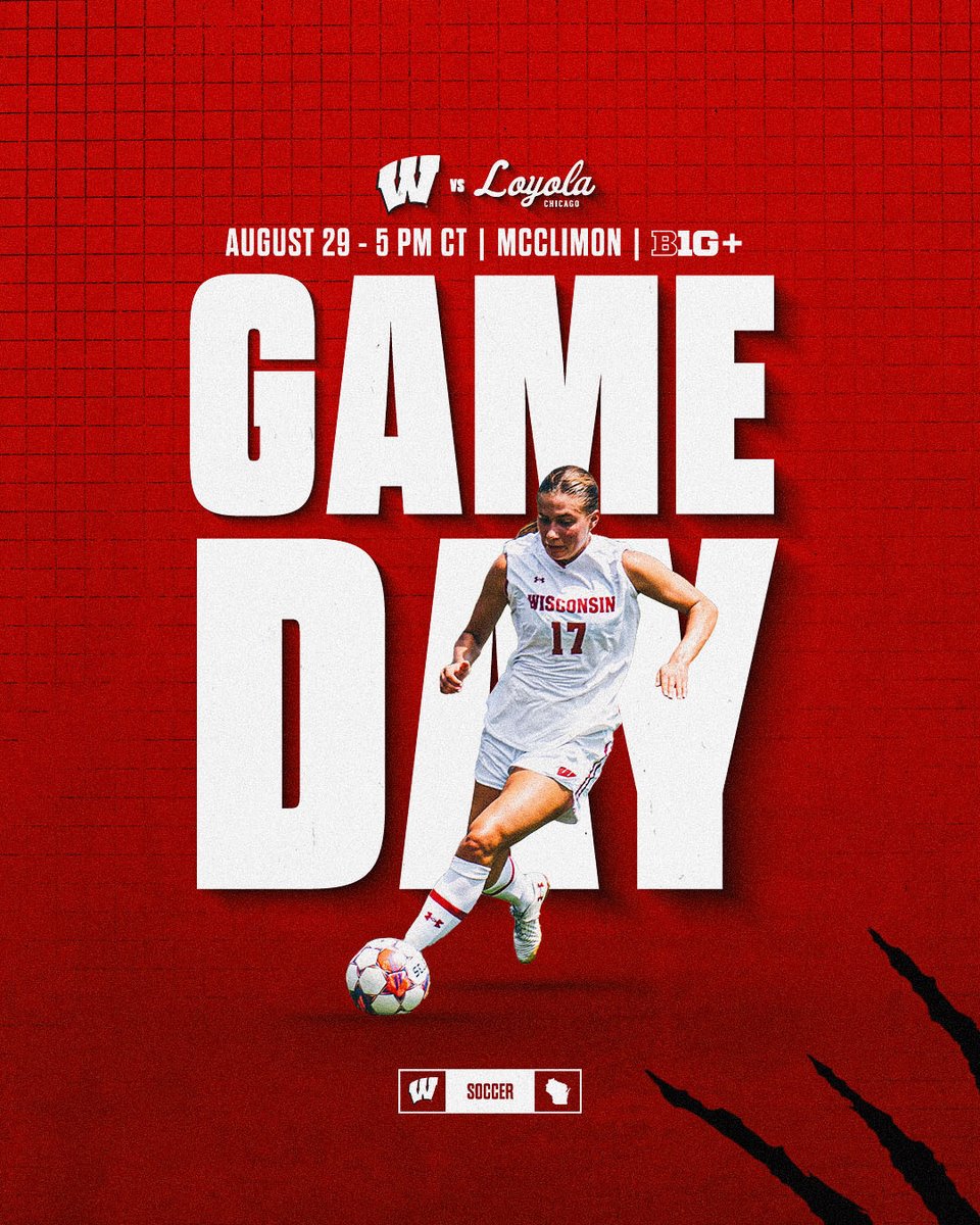 BadgerWSoccer's tweet photo. Ahh...It feels great to be back at McClimon!

🆚: Loyola - Chicago
📍: McClimon // Madison, Wis.
⏰: 5 p.m.
🎉: Rally Towel Giveaway &amp; School Supply Drive
📺: https://t.co/PbaSiDcFJ0
📊: https://t.co/2nPtuUME9K

#OnWisconsin https://t.co/iirNQhQJok
